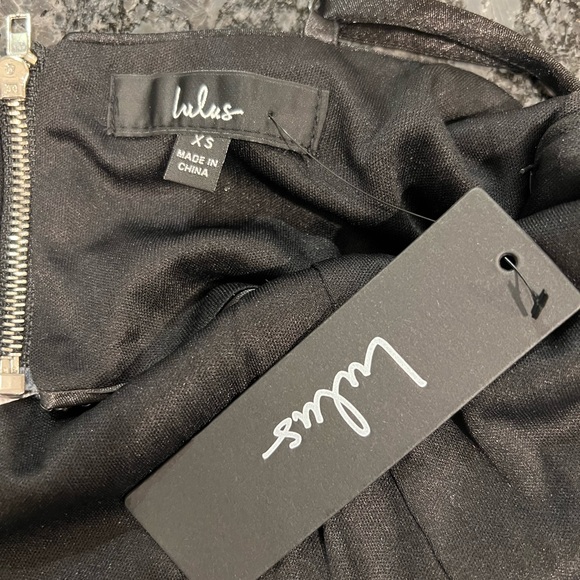 Black sequins lulus crop tank - Picture 2 of 3